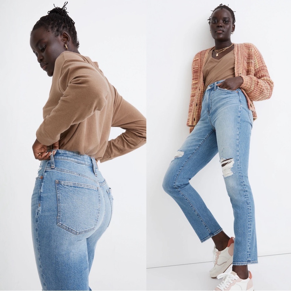 Madewell • The Curvy Perfect Vintage Jean in Denman Wash: Ripped Edition - Picture 12 of 12